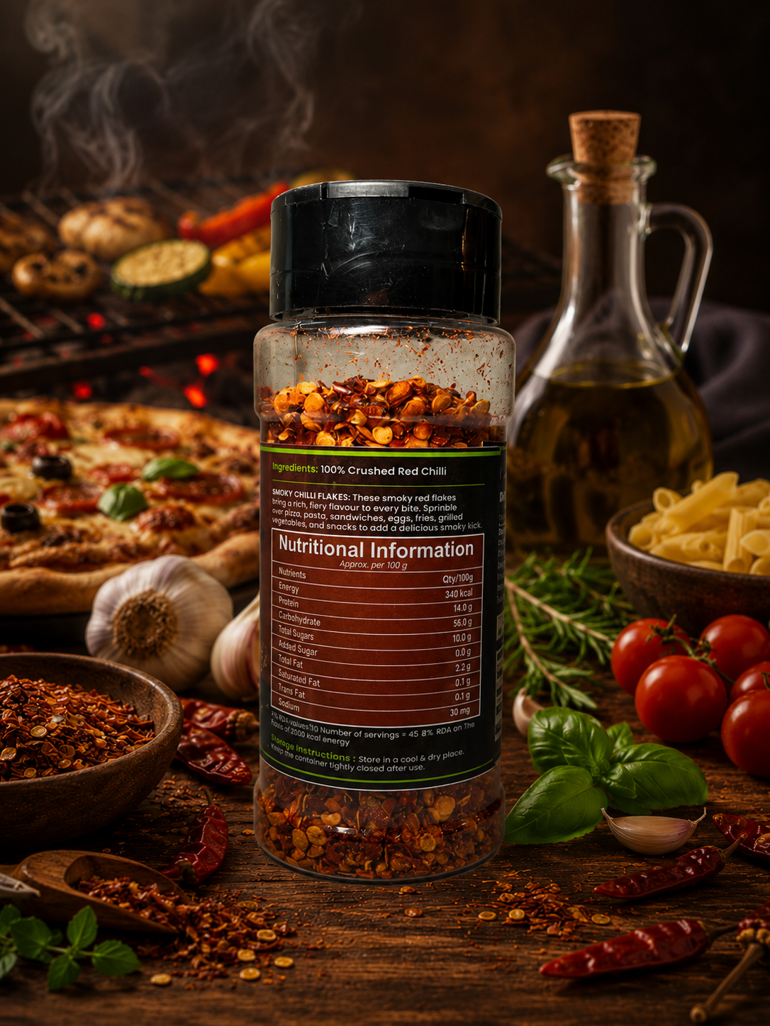 smokey chili flakes – premium smoked chili seasoning smokey chili flakes – premium smoked chili seasoning